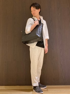 「アイテム（その他アウター）」を使った、NICOLE CLUB FOR MENさん（メンズ・177cm）の夏コーディネート