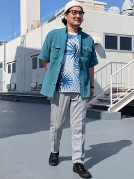 NICOLE CLUB FOR MENさん（メンズ・171cm）の春コーディネート