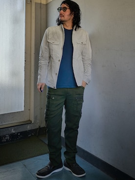 NICOLE CLUB FOR MENさん（メンズ・171cm）の冬コーディネート