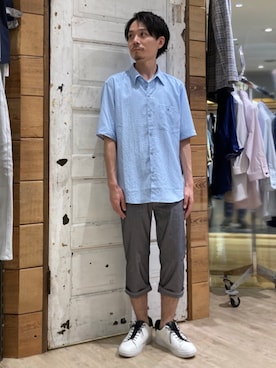 NICOLE CLUB FOR MENさん（メンズ・170cm）の春コーディネート