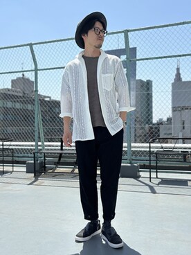 NICOLE CLUB FOR MENさん（メンズ・170cm）の春コーディネート