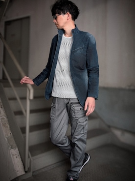 NICOLE CLUB FOR MENさん（メンズ・180cm）の冬コーディネート