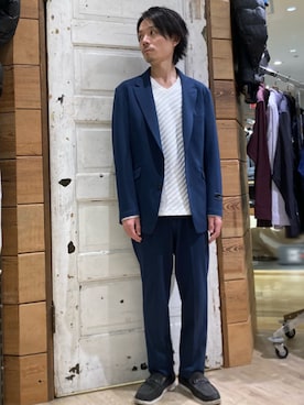 NICOLE CLUB FOR MENさん（メンズ・166cm）の冬コーディネート