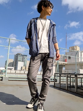 NICOLE CLUB FOR MENさん（メンズ・180cm）の春コーディネート