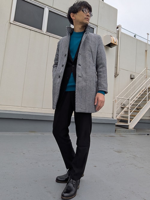 アラカルトハイブリットメルトン スタンドコート（その他アウター