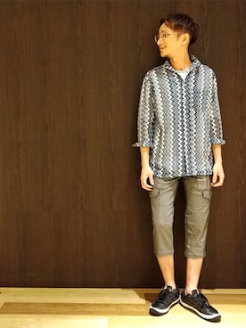 NICOLE CLUB FOR MENさん(メンズ・170cm)の夏コーディネート