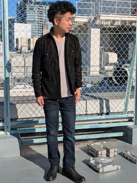 NICOLE CLUB FOR MENさん（メンズ・170cm）の冬コーディネート