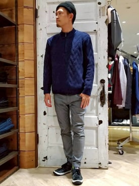 NICOLE CLUB FOR MENさん（メンズ・177cm）の冬コーディネート