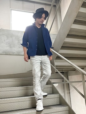 NICOLE CLUB FOR MENさん(メンズ・170cm)の夏コーディネート