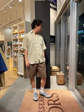 「FORK&SPOON（フォークアンドスプーン）のアイテム」を使った、sabata kotaroさん（メンズ・178cm）の夏コーディネート