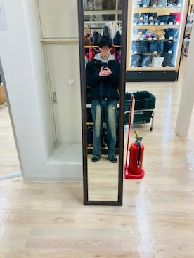「CASPER JOHN（キャスパージョン）のアイテム（ジャケット/アウター）」を使った、せるさん（メンズ・174cm）の春コーディネート