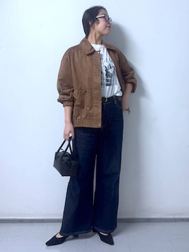 「アイテム（メガネ）」を使った、kyokyon9120さん（レディース・169cm・20代）の秋コーディネート