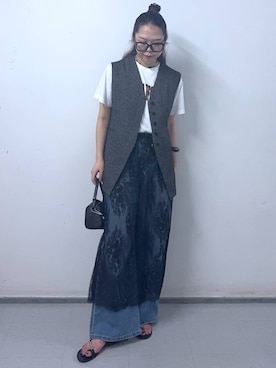 「BARNYARDSTORM（バンヤードストーム）のアイテム」を使った、kyokyon9120さん（レディース・169cm）の夏コーディネート