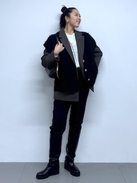 「BARNYARDSTORM」｜kyokyon9120さん（レディース・169cm）の冬コーディネート