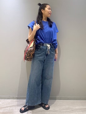 「骨格ストレート」｜「アイテム（サンダル）」を使った、kyokyon9120さん（レディース・169cm・20代）の夏コーディネート