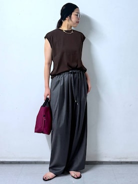 「アイテム（パンツ）」を使った、kyokyon9120さん（レディース・169cm・20代）の秋コーディネート