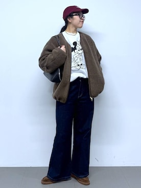 「Overland（オーバーランド）のアイテム」を使った、kyokyon9120さん（レディース・169cm）の秋コーディネート