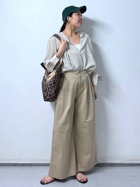 「アイテム（その他トップス）」を使った、kyokyon9120さん（レディース・169cm・20代）の秋コーディネート