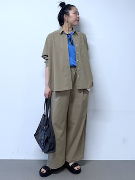 「骨格ストレート」｜「アイテム（サンダル）」を使った、kyokyon9120さん（レディース・169cm・20代）の夏コーディネート