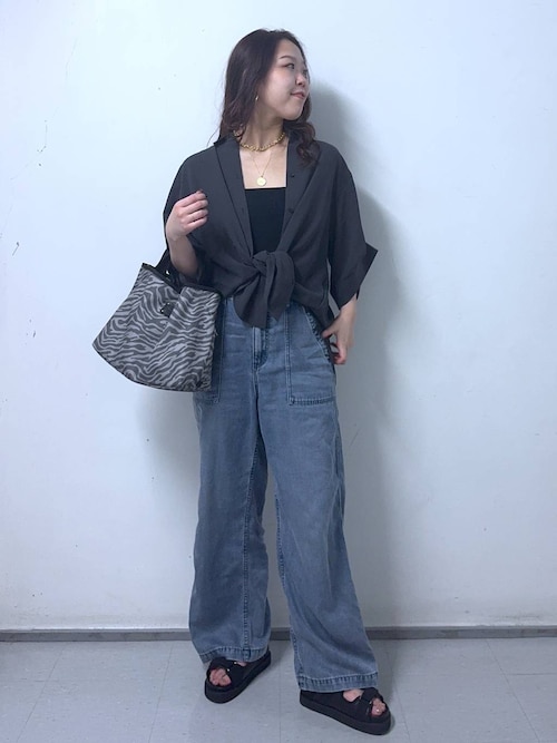 BARNYARDSTORM / ポプリンWシルエットシャツ【一部店舗限定カラー / L 