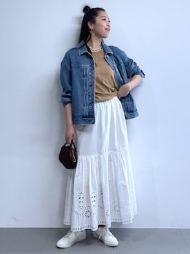 「アイテム（ソックス/靴下）」を使った、kyokyon9120さん（レディース・169cm・20代）の秋コーディネート