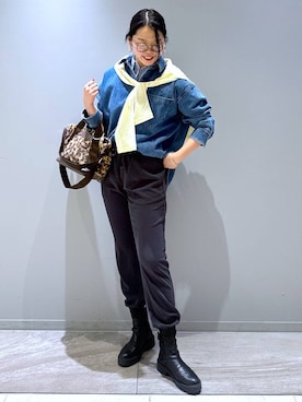「新作」｜「アイテム（ブーツ）」を使った、kyokyon9120さん（レディース・169cm）の冬コーディネート