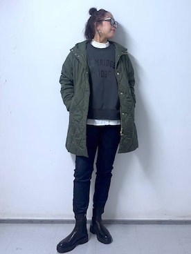 「アイテム（スウェット）」を使った、kyokyon9120さん（レディース・169cm・20代）の冬コーディネート