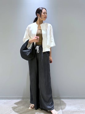 「アイテム（ブルゾン）」を使った、kyokyon9120さん（レディース・169cm・20代）の夏コーディネート