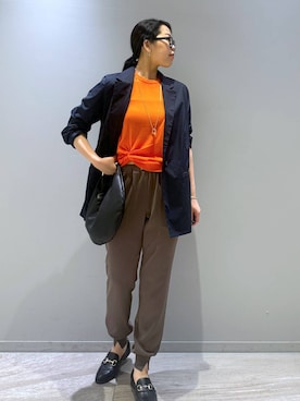 「アイテム（ブルゾン）」を使った、kyokyon9120さん（レディース・169cm・20代）の夏コーディネート