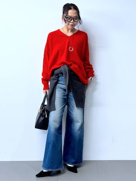 「アイテム（レッグウェア）」を使った、kyokyon9120さん（レディース・169cm・20代）の秋コーディネート