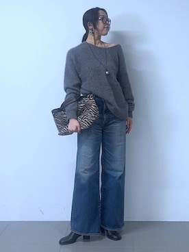 「アイテム（その他小物）」を使った、kyokyon9120さん（レディース・169cm）の冬コーディネート