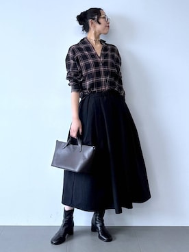 「BARNYARDSTORM（バンヤードストーム）のアイテム」を使った、kyokyon9120さん（レディース・169cm）の秋コーディネート