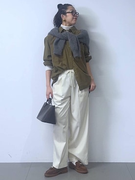 「アイテム（ピアス（両耳用））」を使った、kyokyon9120さん（レディース・169cm・20代）の冬コーディネート