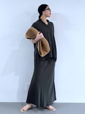 「アイテム（スカート）」を使った、kyokyon9120さん（レディース・169cm・20代）の秋コーディネート