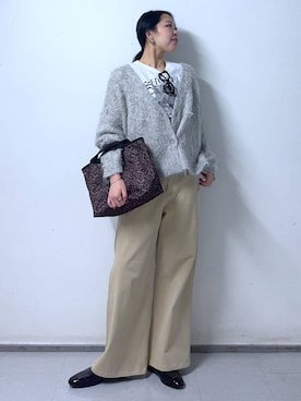 「Mazell（マゼル）のアイテム」を使った、kyokyon9120さん（レディース・169cm）の冬コーディネート