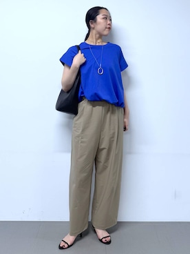 「骨格ストレート」｜「アイテム（サンダル）」を使った、kyokyon9120さん（レディース・169cm・20代）の夏コーディネート
