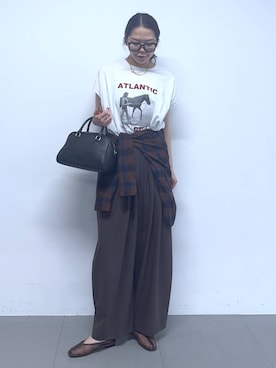 「BARNYARDSTORM（バンヤードストーム）のアイテム（アクセサリー）」を使った、kyokyon9120さん（レディース・169cm）の夏コーディネート