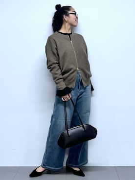 「デニム_バンヤードストーム」｜kyokyon9120さん（レディース・169cm）の秋コーディネート