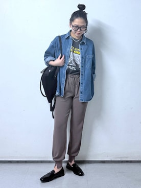 「CONTROL FREAK / CTFK（コントロールフリーク）のアイテム」を使った、kyokyon9120さん（レディース・169cm）の春コーディネート