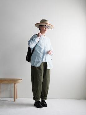 「Paraboot（パラブーツ）のアイテム（シューズ）」を使った、kawanoさん（レディース・156cm）の春コーディネート