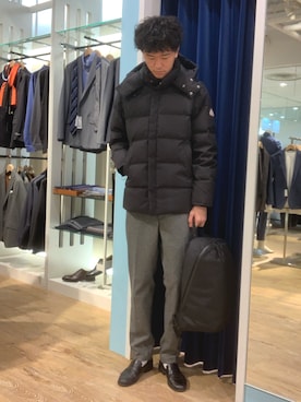 「アイテム（バックパック/リュック）」を使った、KIHARAさん（メンズ・188cm）の秋コーディネート