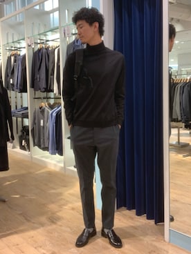 「アイテム（バックパック/リュック）」を使った、KIHARAさん（メンズ・188cm）の秋コーディネート