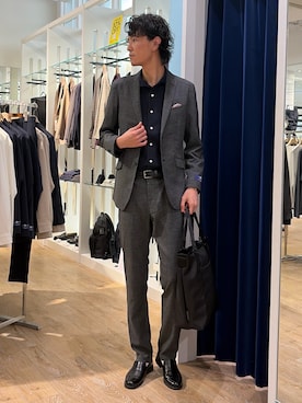 KIHARAさん（メンズ・188cm）の秋コーディネート