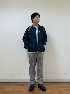 「AIGLE（エーグル）のアイテム（ジャケット/アウター）」を使った、keitaさん（メンズ・170cm）の春コーディネート
