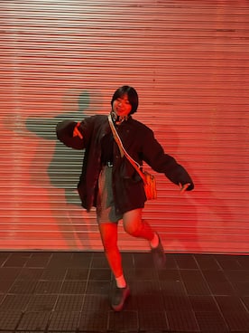 「MOUSSY（マウジー）のアイテム（パンツ、ホワイト系）」を使った、achamo1923さん（レディース・152cm）の春コーディネート