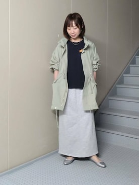 「URBAN RESEARCH Sonny Label（アーバンリサーチサニーレーベル）のアイテム（ブルゾン）」を使った、mayuさん（レディース・153cm）の春コーディネート
