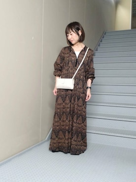 「アイテム（財布）」を使った、mayuさん（レディース・153cm）の秋コーディネート