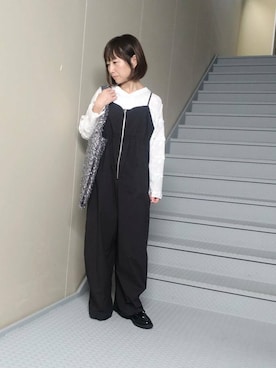 「ARTESANOS（アルテサノス）のARTESANOS　ビットローファー（ローファー）」を使った、mayuさん（レディース・153cm）の秋コーディネート