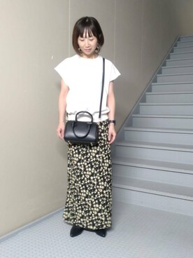 「アイテム（スウェット）」を使った、mayuさん（レディース・153cm）の夏コーディネート