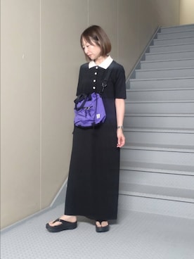 「Drifter（ドリフター）のアイテム（バッグ）」を使った、mayuさん（レディース・153cm）の春コーディネート